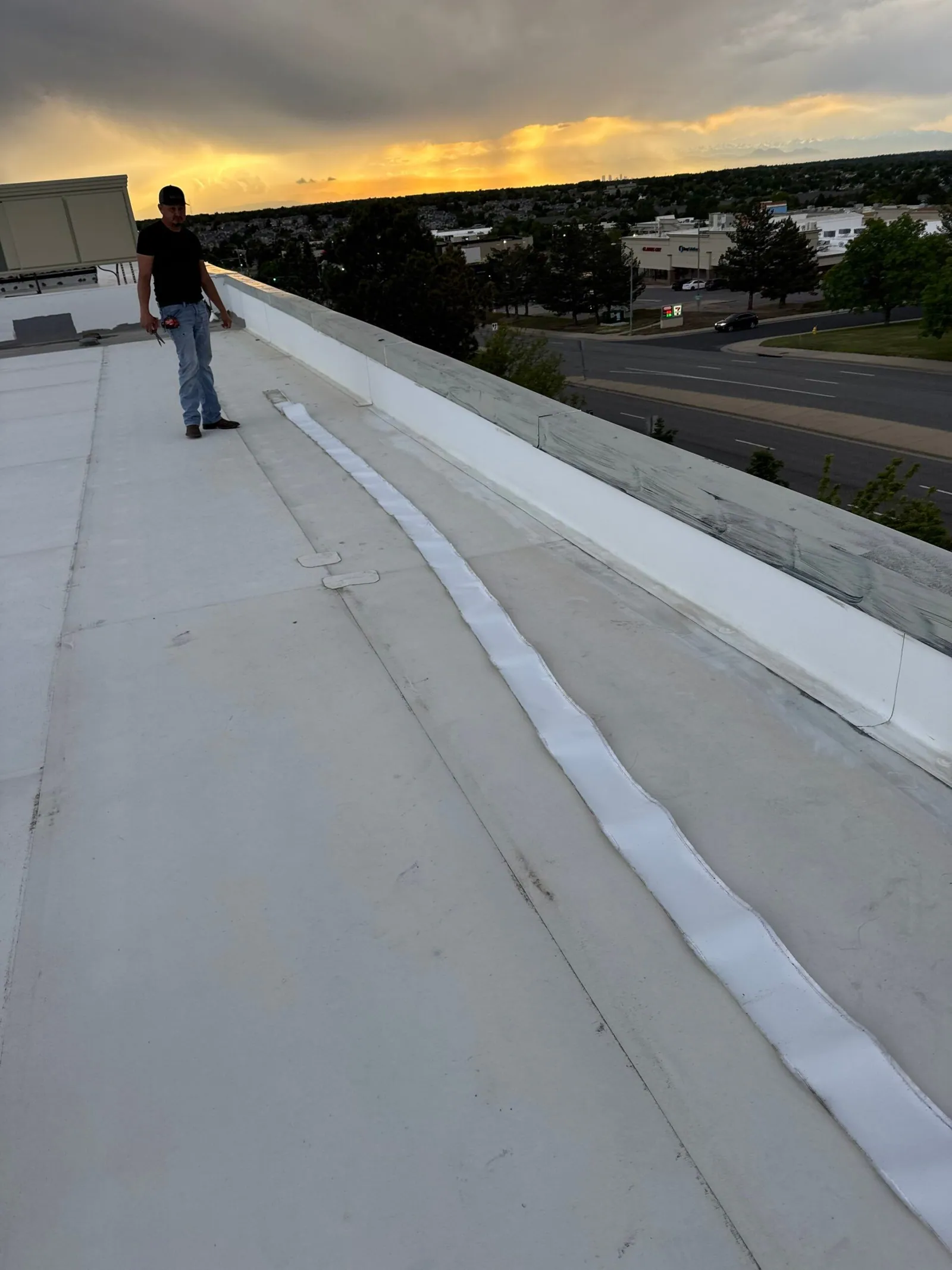 Commercial TPO Roofing Services project in Denver by Peak to Peak Roofing