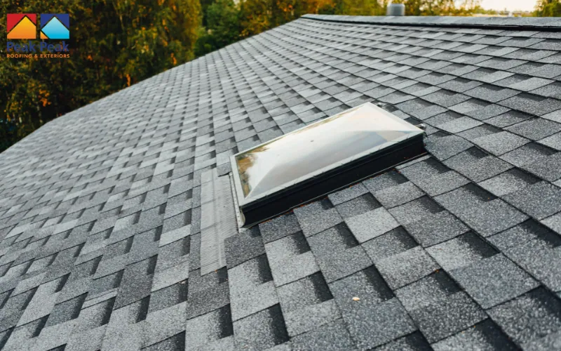 Peak to Peak Roofing crew completing aurora metal roofing in Denver
