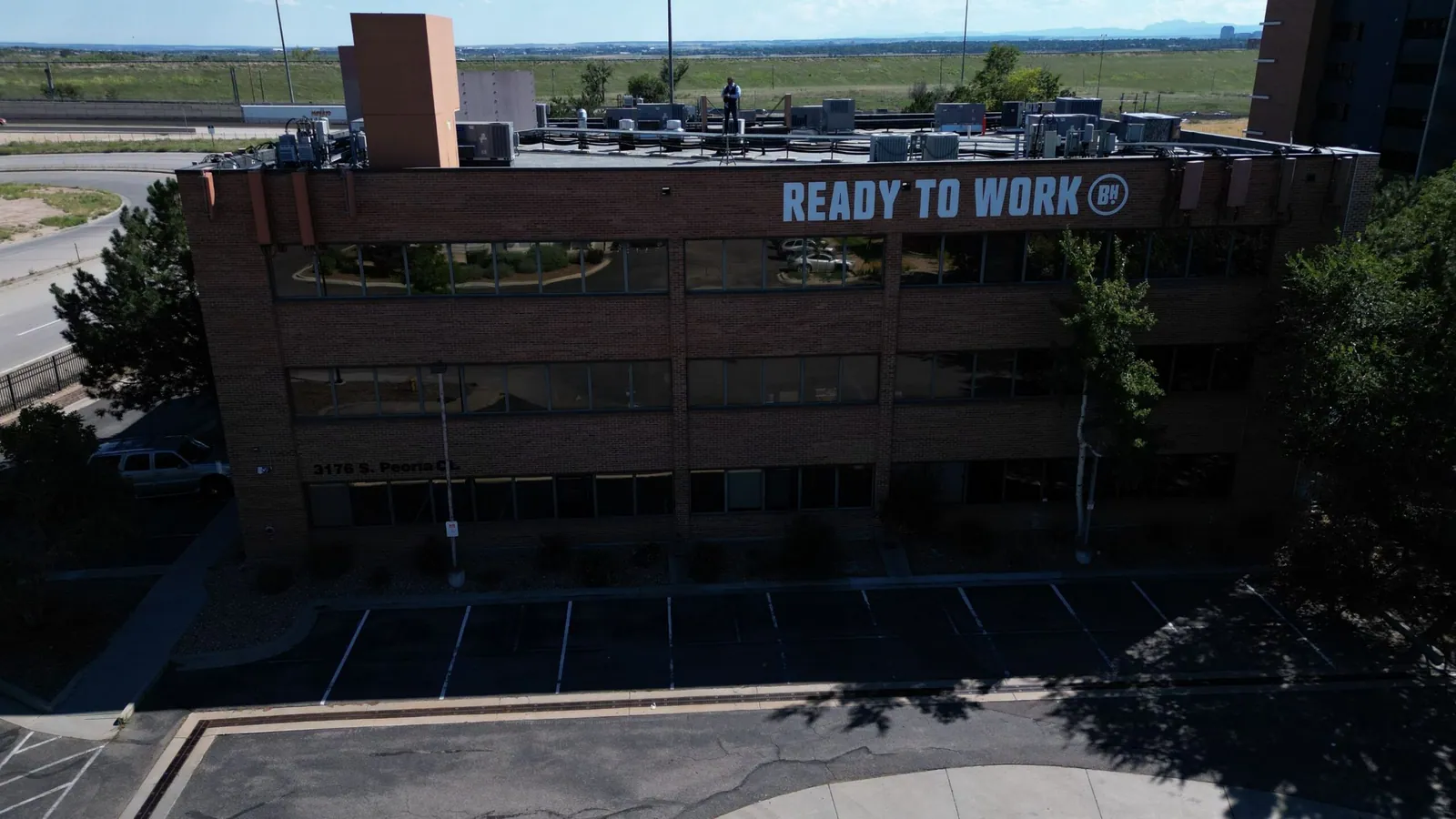 Peak to Peak Roofing crew working in Denver