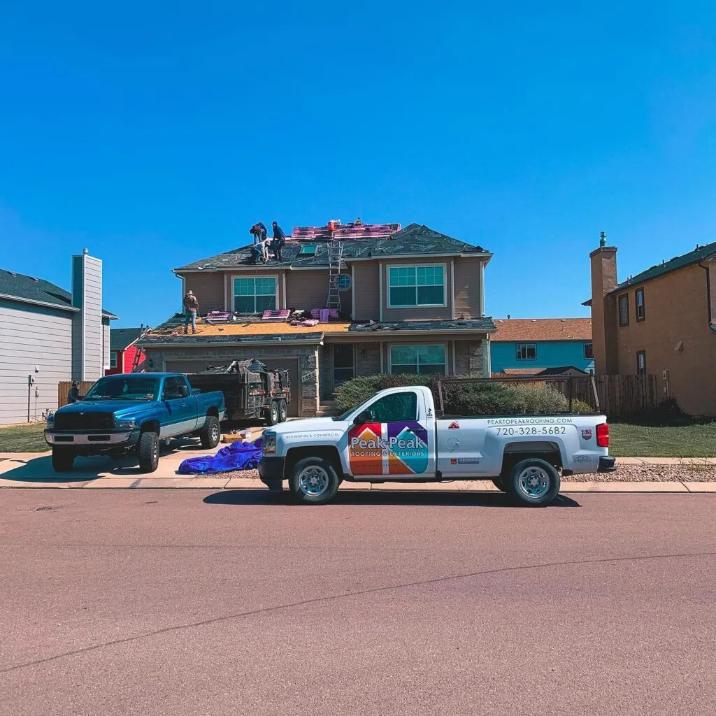Aurora Metal Roofing project in Denver by Peak to Peak Roofing