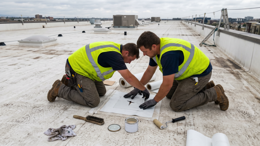 How to Handle Roof Punctures on Commercial Roofs