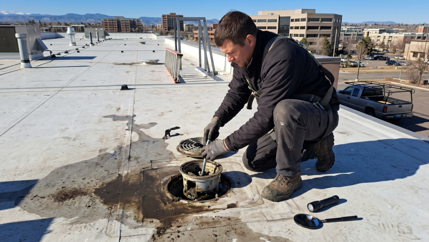 Steps to Fix Commercial Roof Drainage Issues