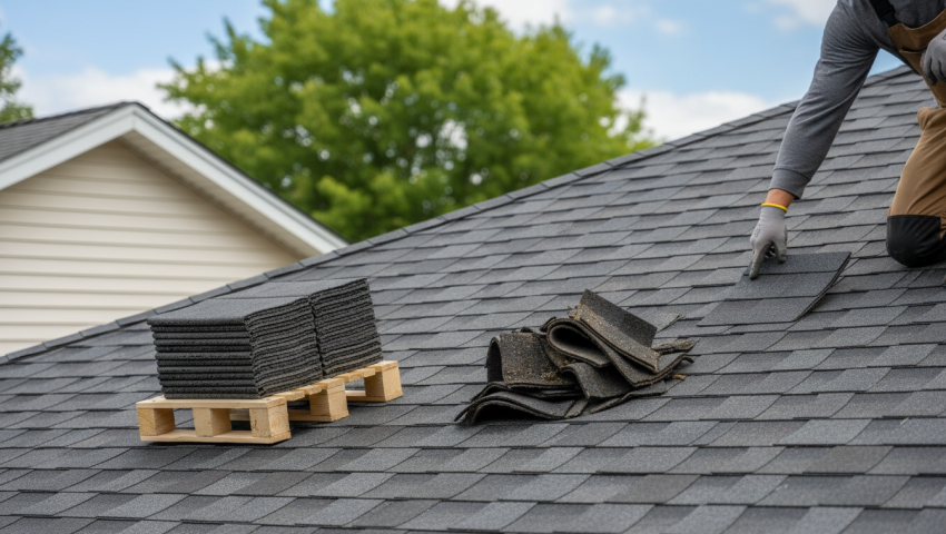asphalt shingles roofing-peak to peak
