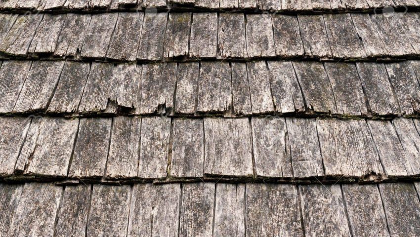 Wood Shingles and Hail Damage on Roof